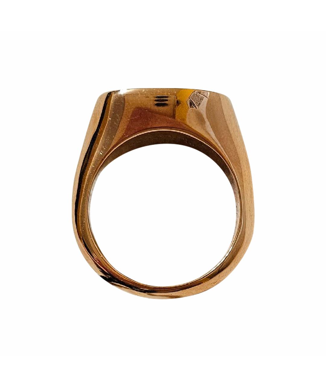 JIL SANDER Золотое латунное кольцо, фото 1