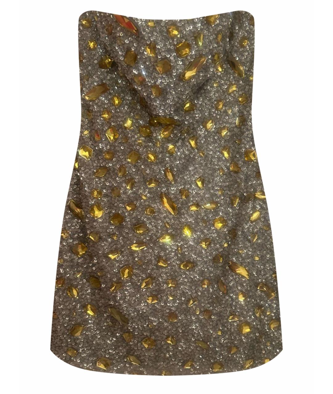 SHERRI HILL Серебряное вечернее платье, фото 1