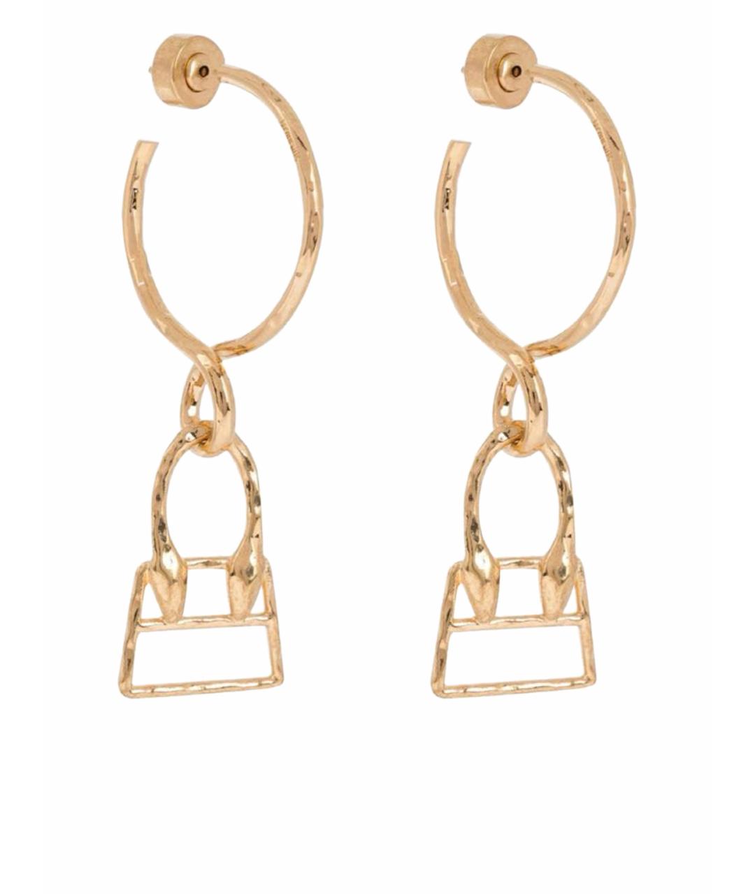 JACQUEMUS Золотые серьги, фото 1