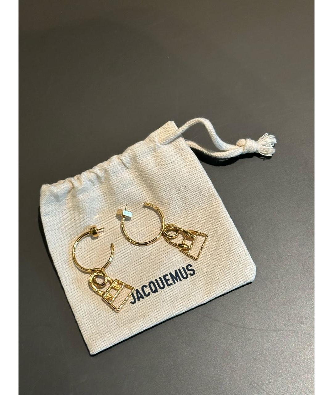 JACQUEMUS Золотые серьги, фото 2