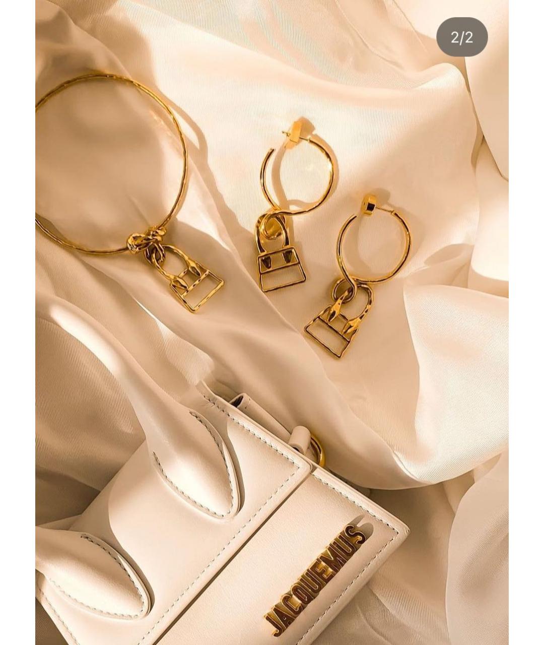 JACQUEMUS Золотые серьги, фото 6