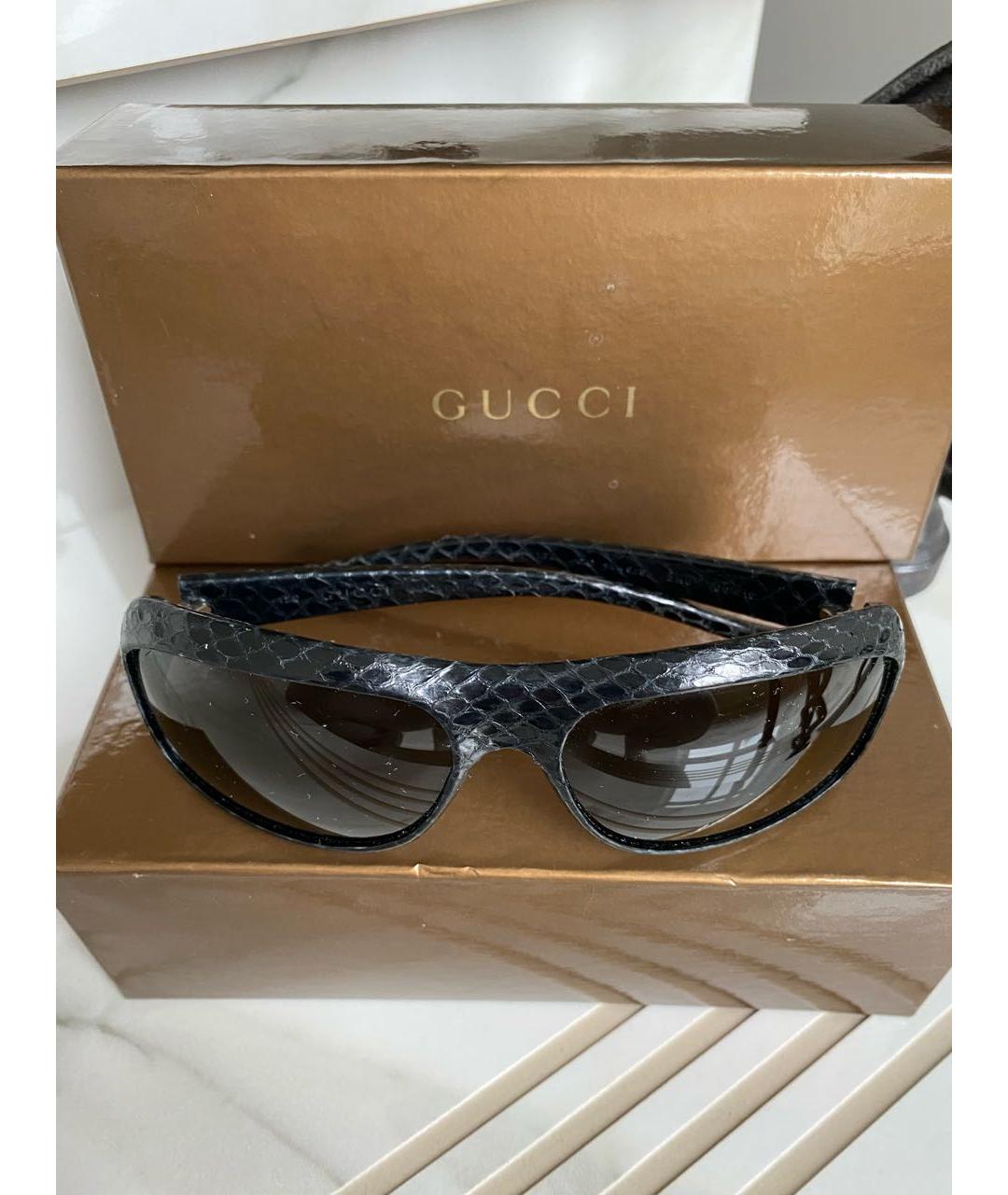 GUCCI Черные солнцезащитные очки, фото 2