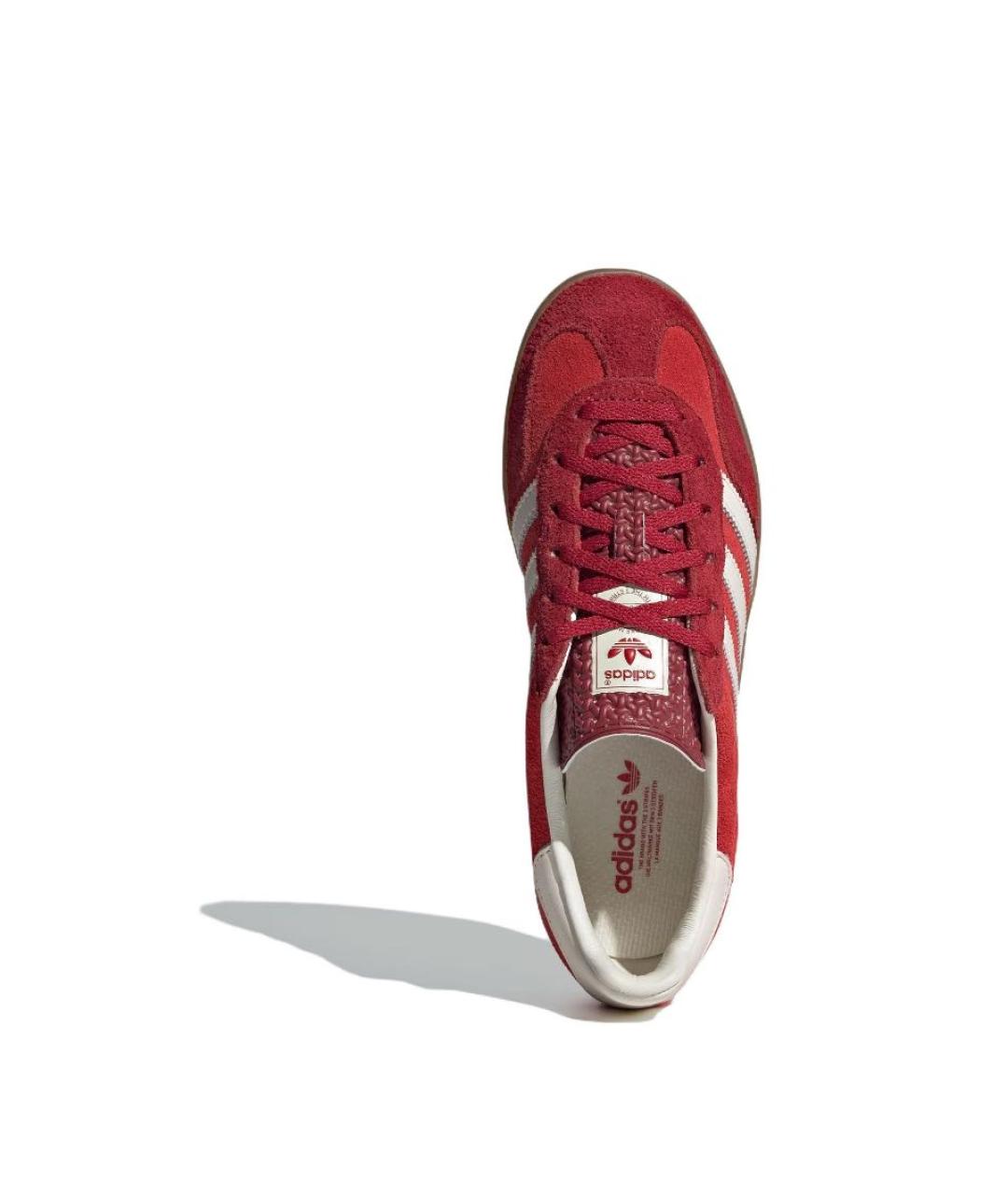 ADIDAS Красные замшевые кроссовки, фото 4
