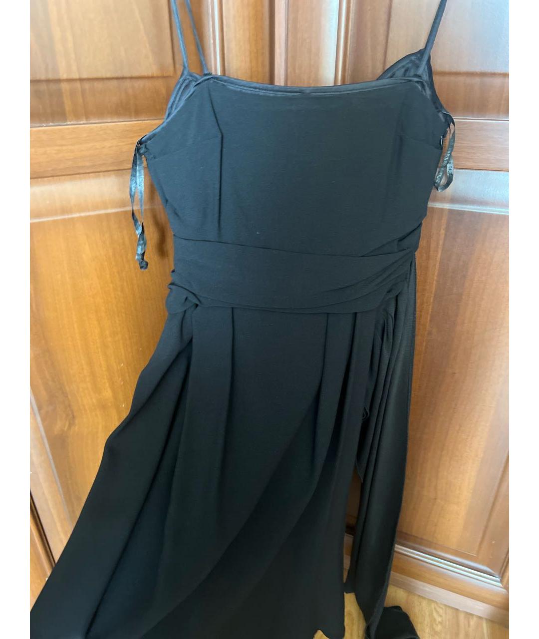 JOHN GALLIANO Черное коктейльное платье, фото 4