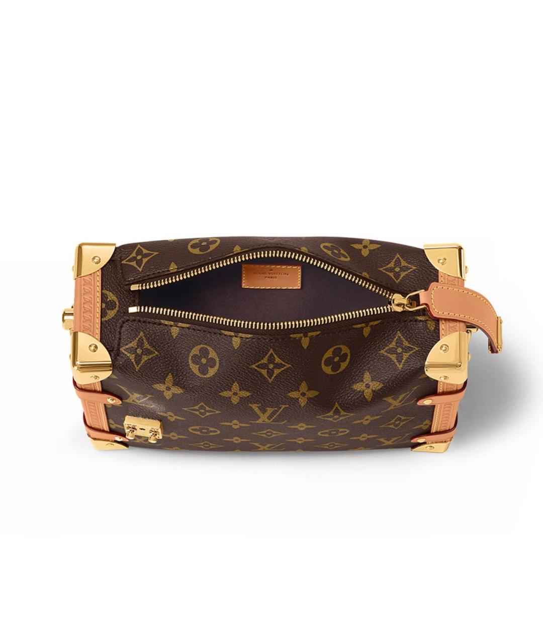 LOUIS VUITTON PRE-OWNED Коричневая сумка через плечо, фото 3