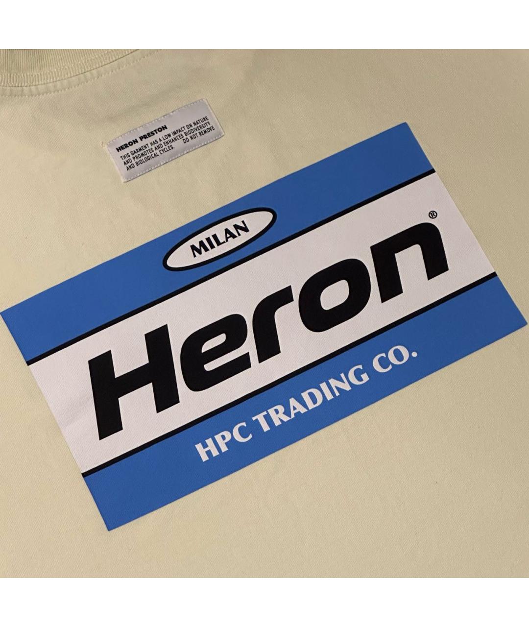 HERON PRESTON Белая хлопко-полиэстеровая футболка, фото 6
