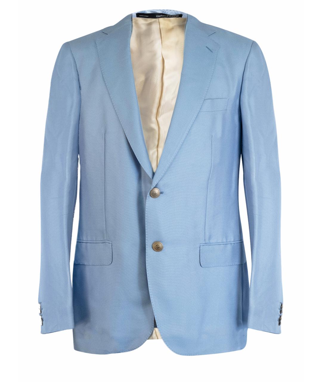 GIANFRANCO FERRE Голубой вискозный пиджак, фото 1