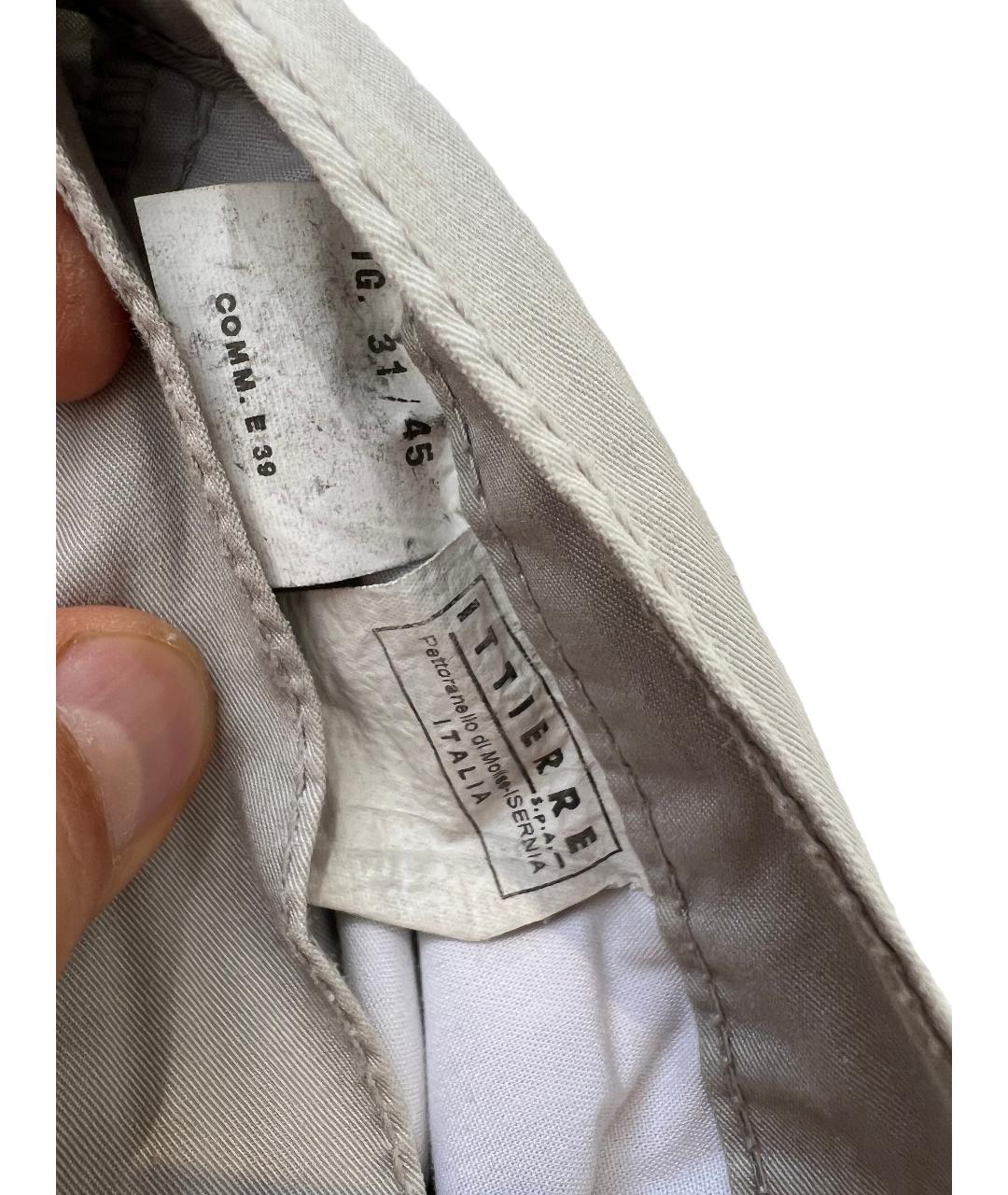 GIANFRANCO FERRE Бежевые брюки широкие, фото 4