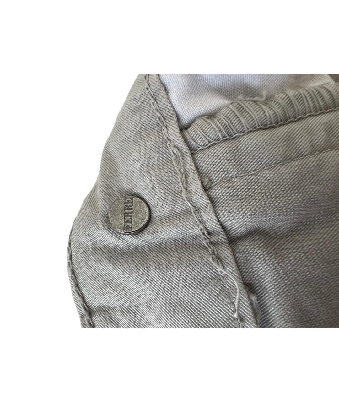 GIANFRANCO FERRE Бежевые брюки широкие, фото 6