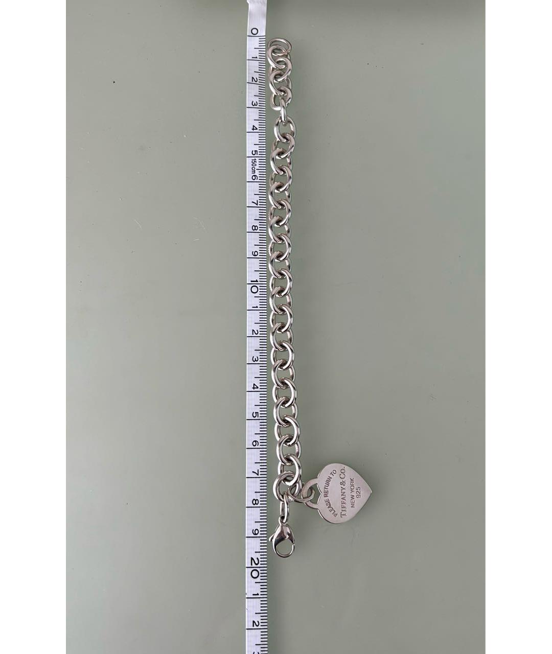 TIFFANY&CO Серебрянный серебряный браслет, фото 7