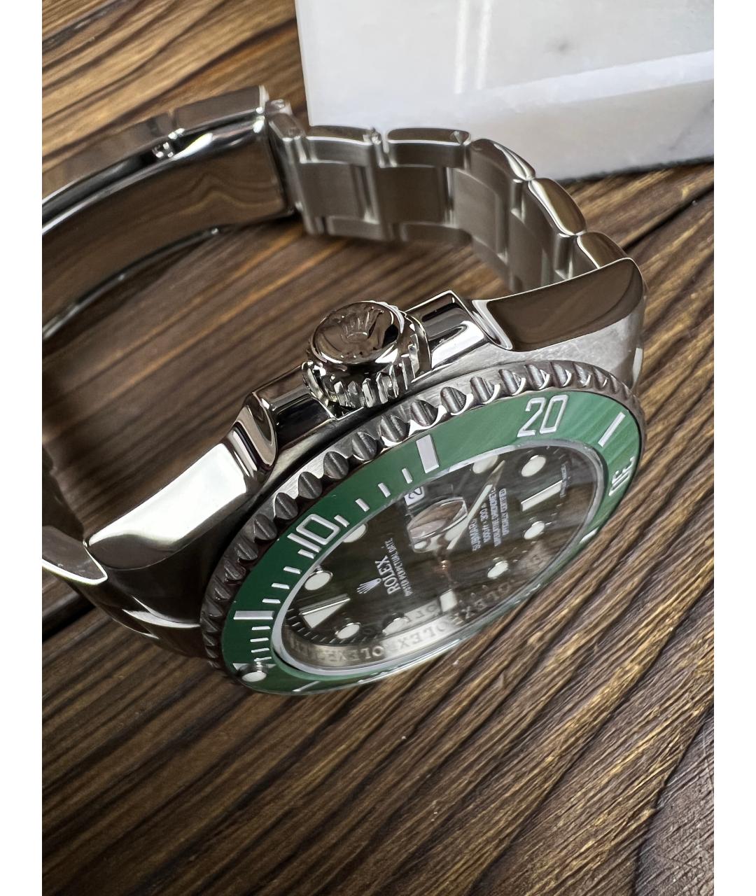 ROLEX Зеленые часы, фото 3