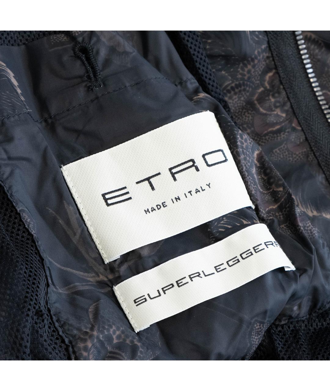 ETRO Черная полиамидовая куртка, фото 6