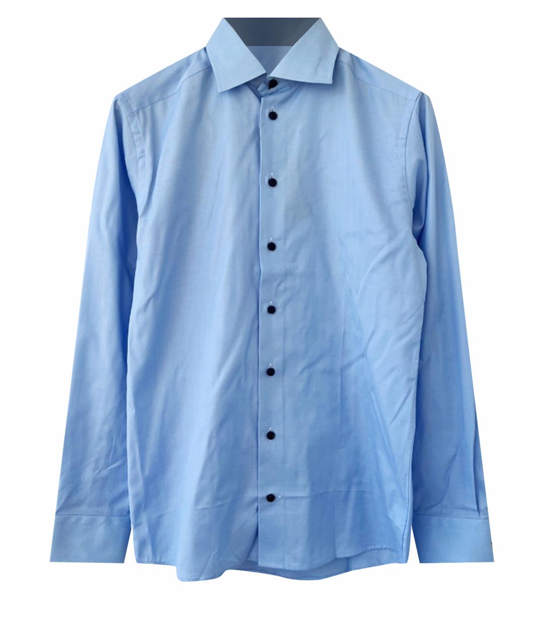 ETON Голубая хлопковая классическая рубашка, фото 1