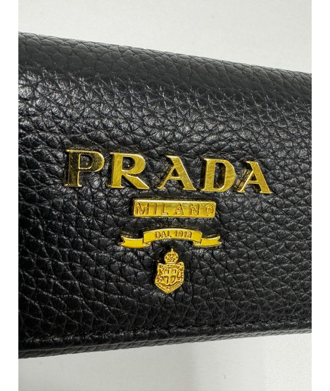 PRADA Черная ключница, фото 5