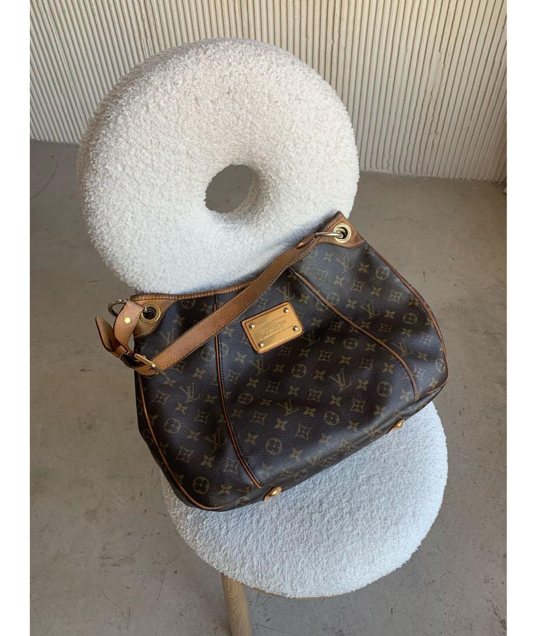 LOUIS VUITTON PRE-OWNED Коричневая сумка тоут, фото 3