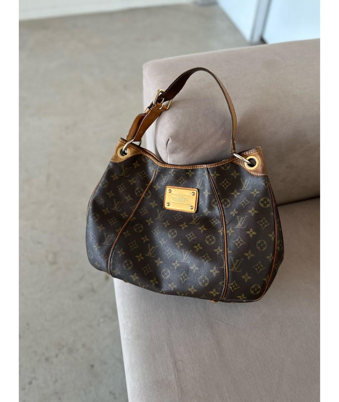 LOUIS VUITTON PRE-OWNED Коричневая сумка тоут, фото 6