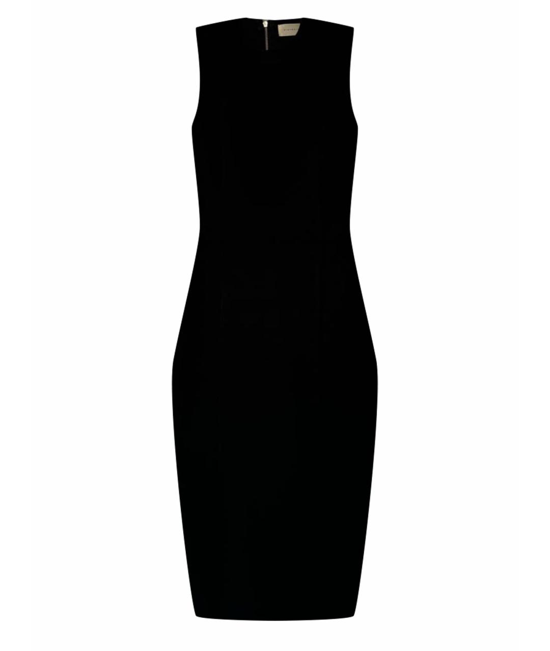 VICTORIA BECKHAM Черное креповое повседневное платье, фото 1
