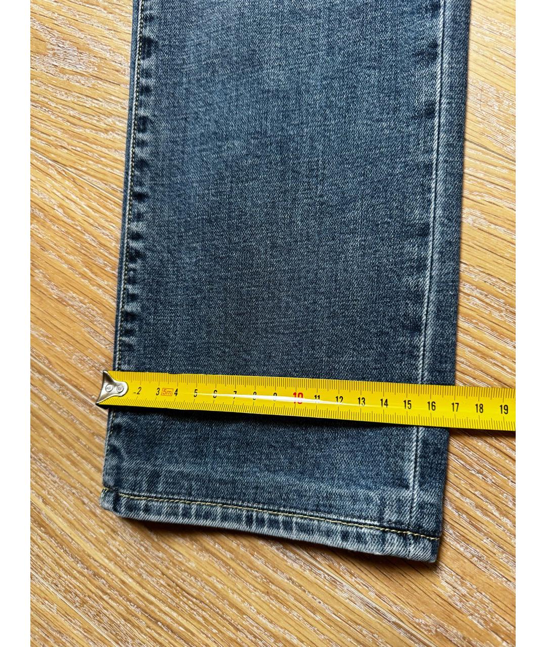 JACOB COHEN Голубые хлопко-эластановые джинсы, фото 7