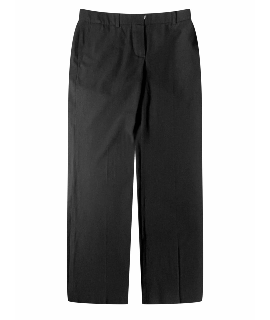 CHLOE Черные шерстяные прямые брюки, фото 1