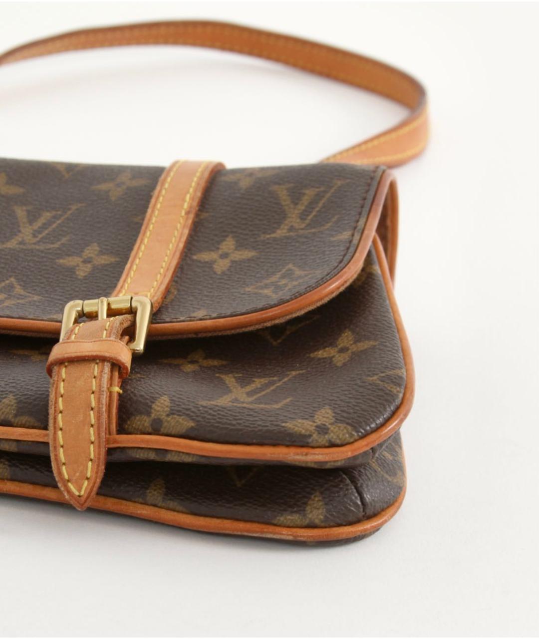 LOUIS VUITTON PRE-OWNED Коричневая сумка через плечо, фото 6