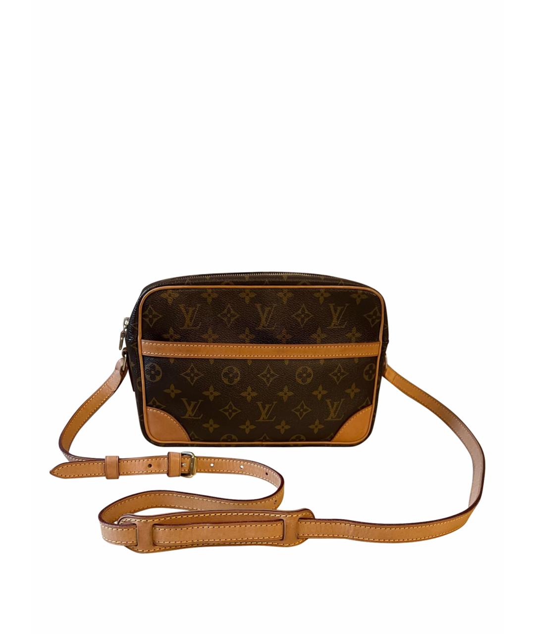 LOUIS VUITTON PRE-OWNED Коричневая сумка через плечо, фото 1