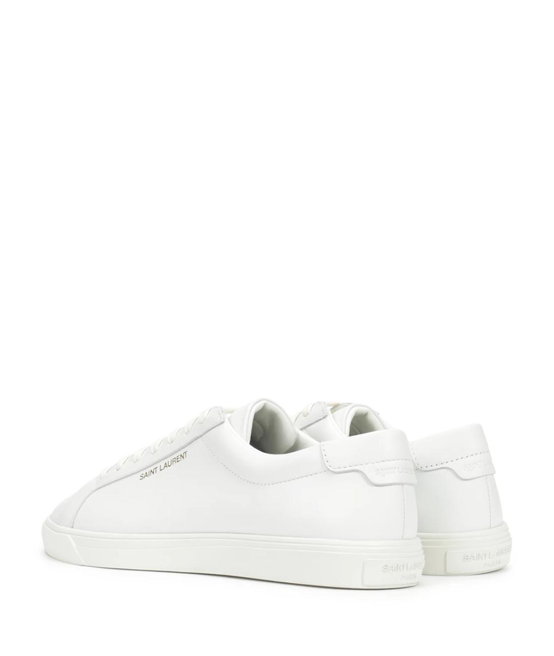 SAINT LAURENT Белые слипоны, фото 4