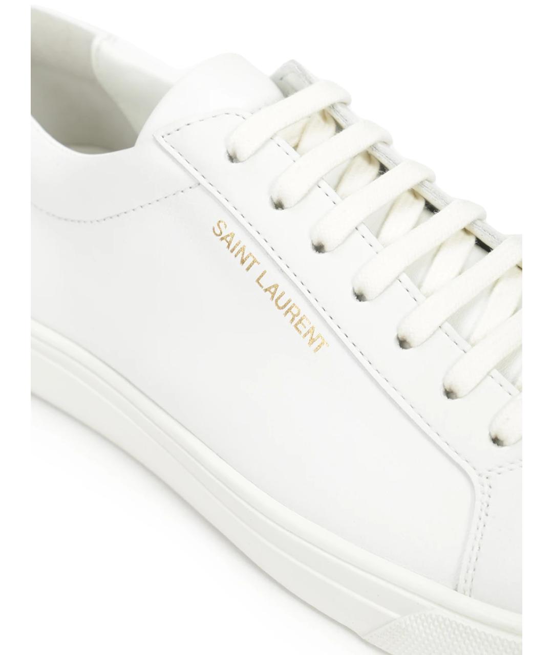 SAINT LAURENT Белые слипоны, фото 5