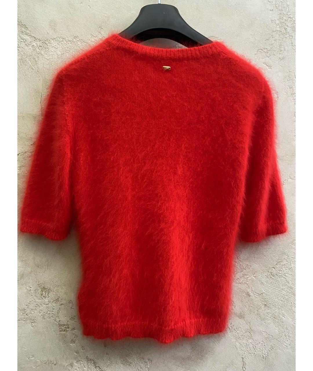 ESCADA Красный шерстяной джемпер / свитер, фото 2