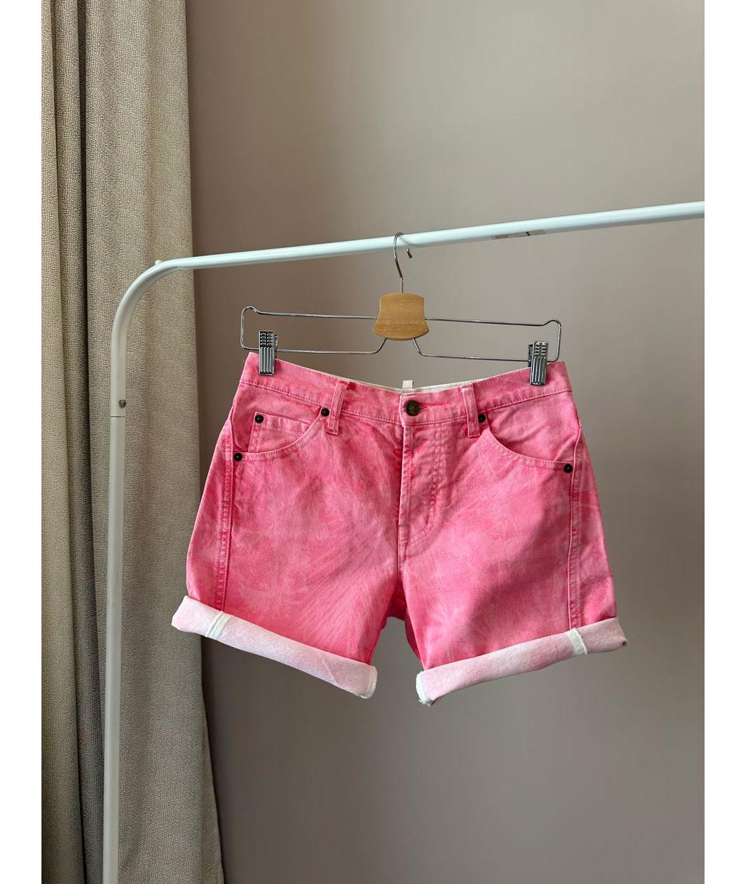 ICEBERG Розовые хлопковые шорты, фото 2