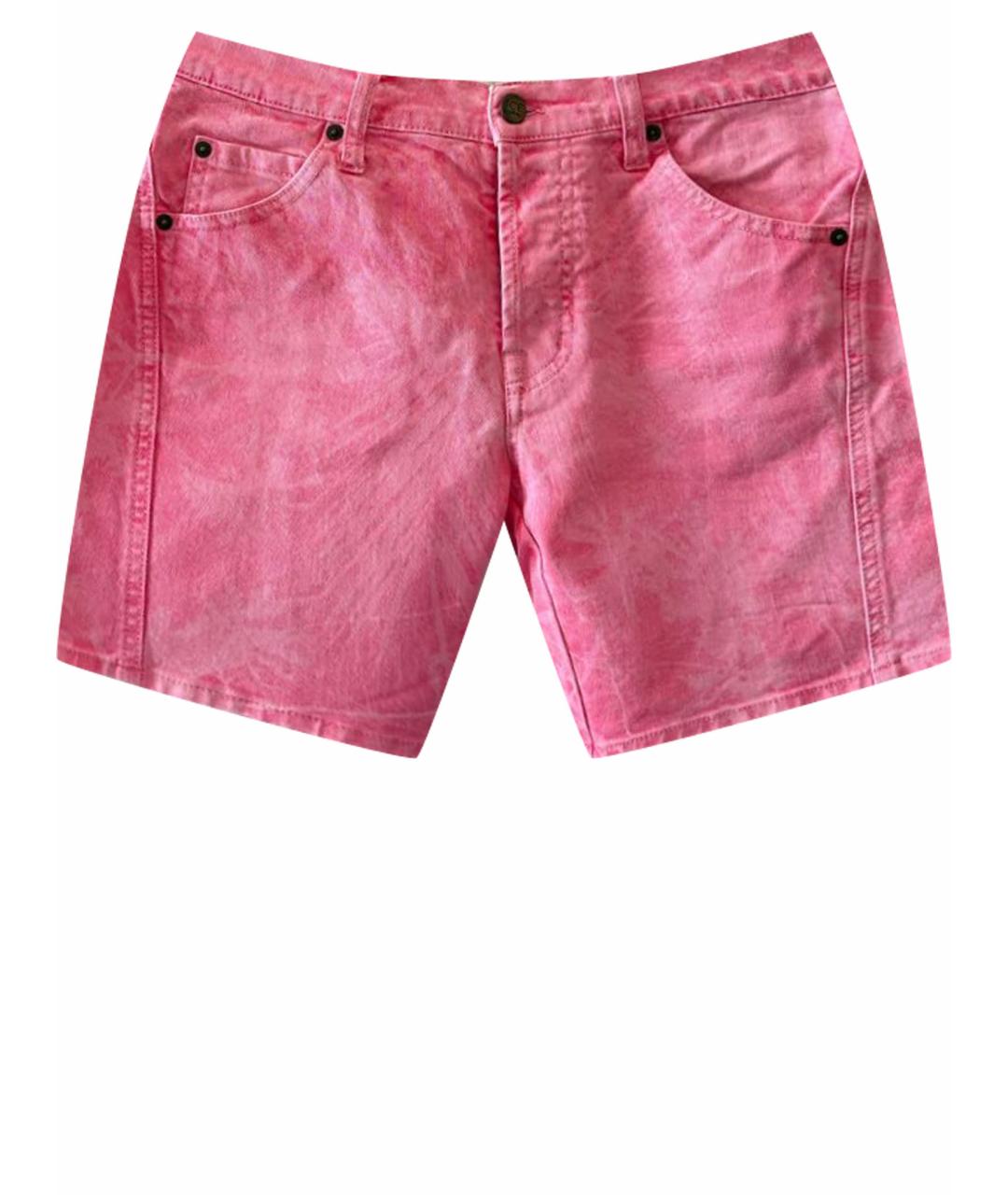 ICEBERG Розовые хлопковые шорты, фото 1
