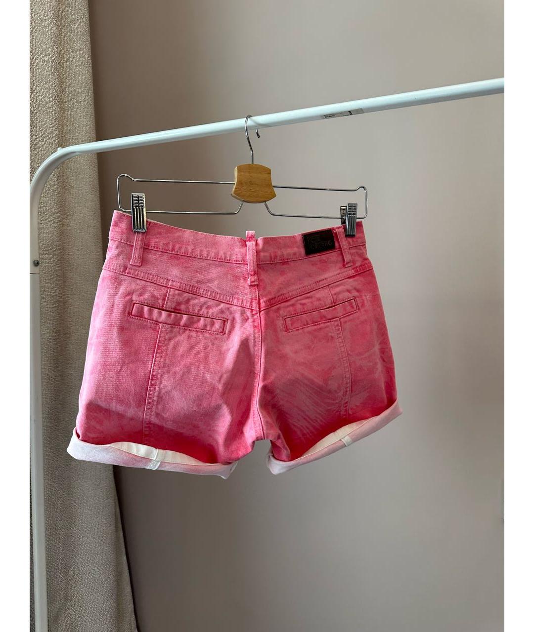 ICEBERG Розовые хлопковые шорты, фото 5