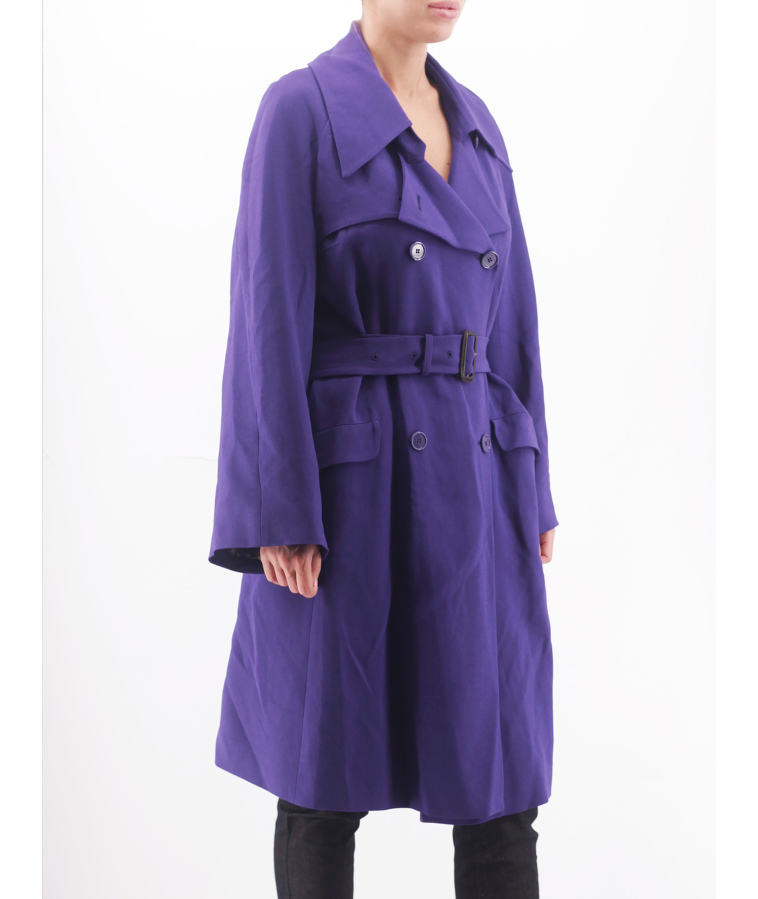 ETRO Фиолетовое вискозное пальто, фото 2