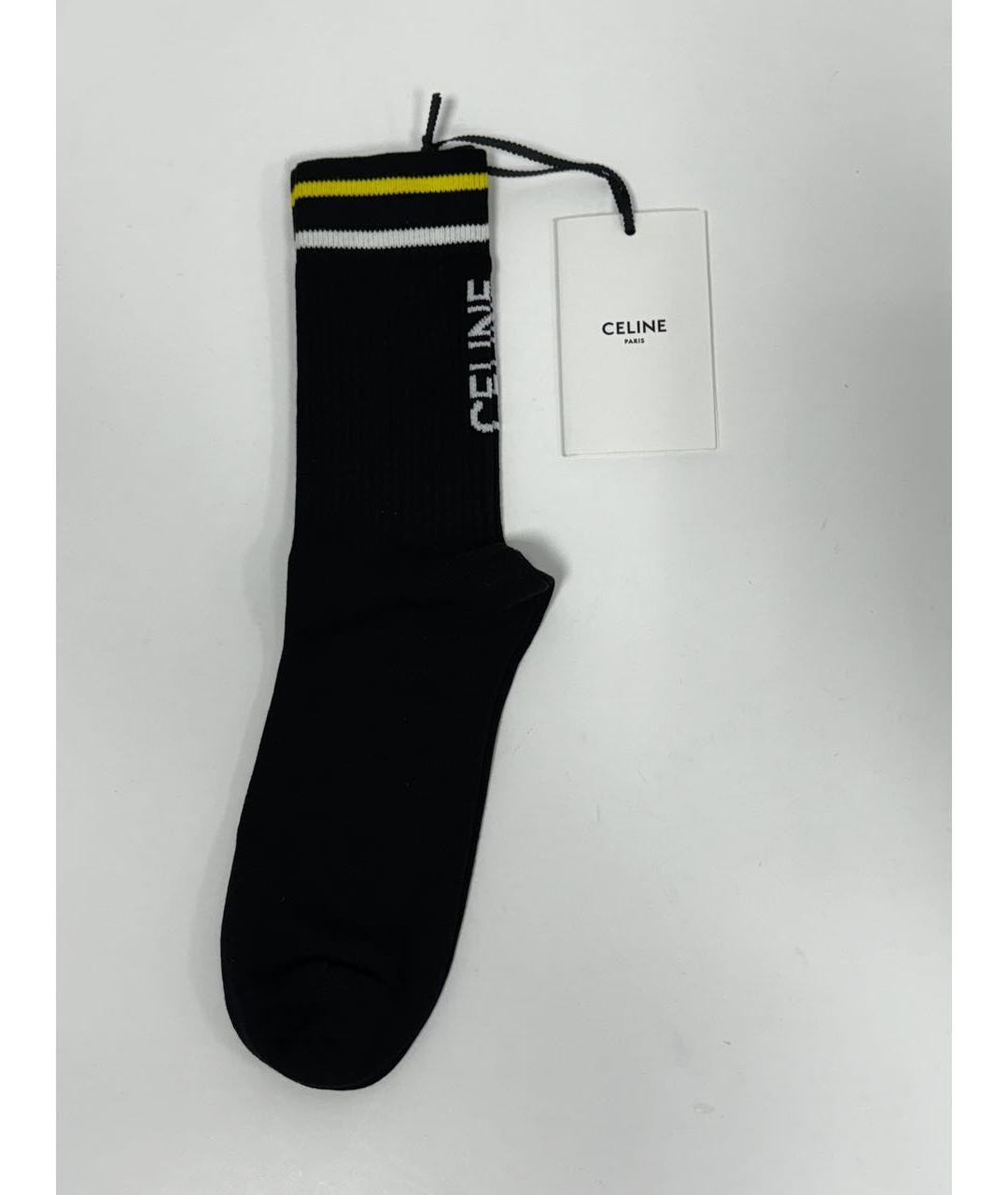 CELINE Черные носки, чулки и колготы, фото 3