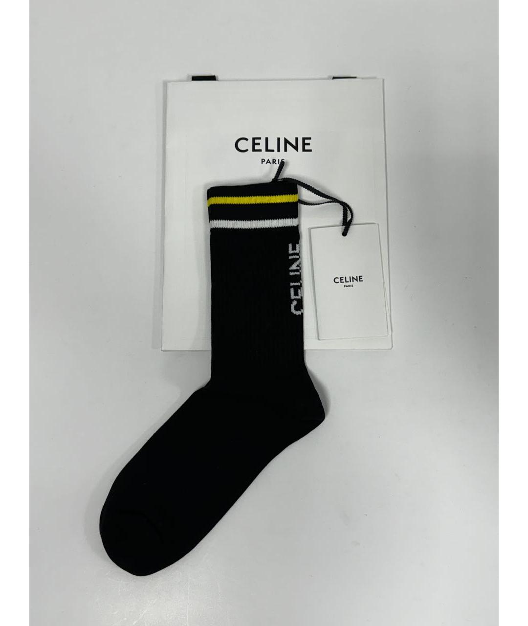 CELINE Черные носки, чулки и колготы, фото 9
