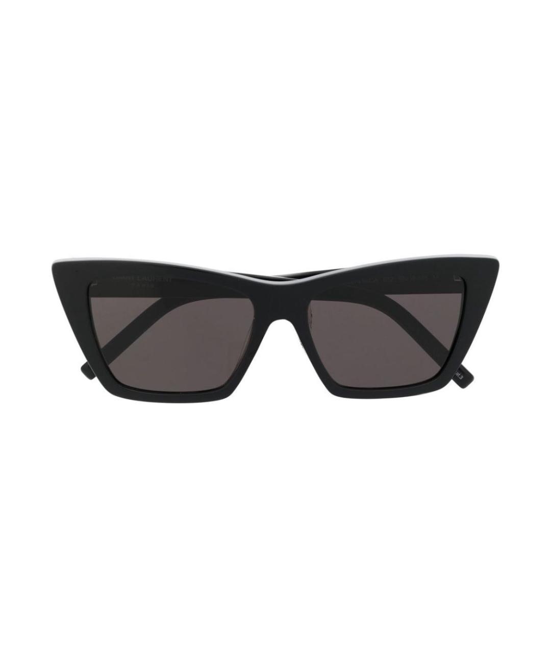SAINT LAURENT Черные солнцезащитные очки, фото 1