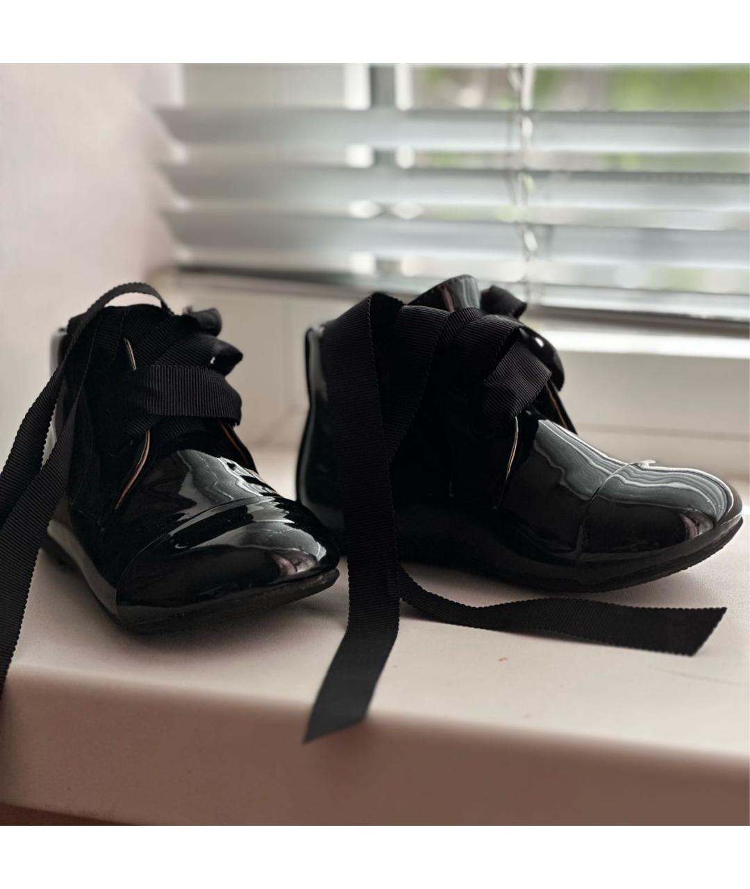 Age Of Innocence Черные ботинки из лакированной кожи, фото 9