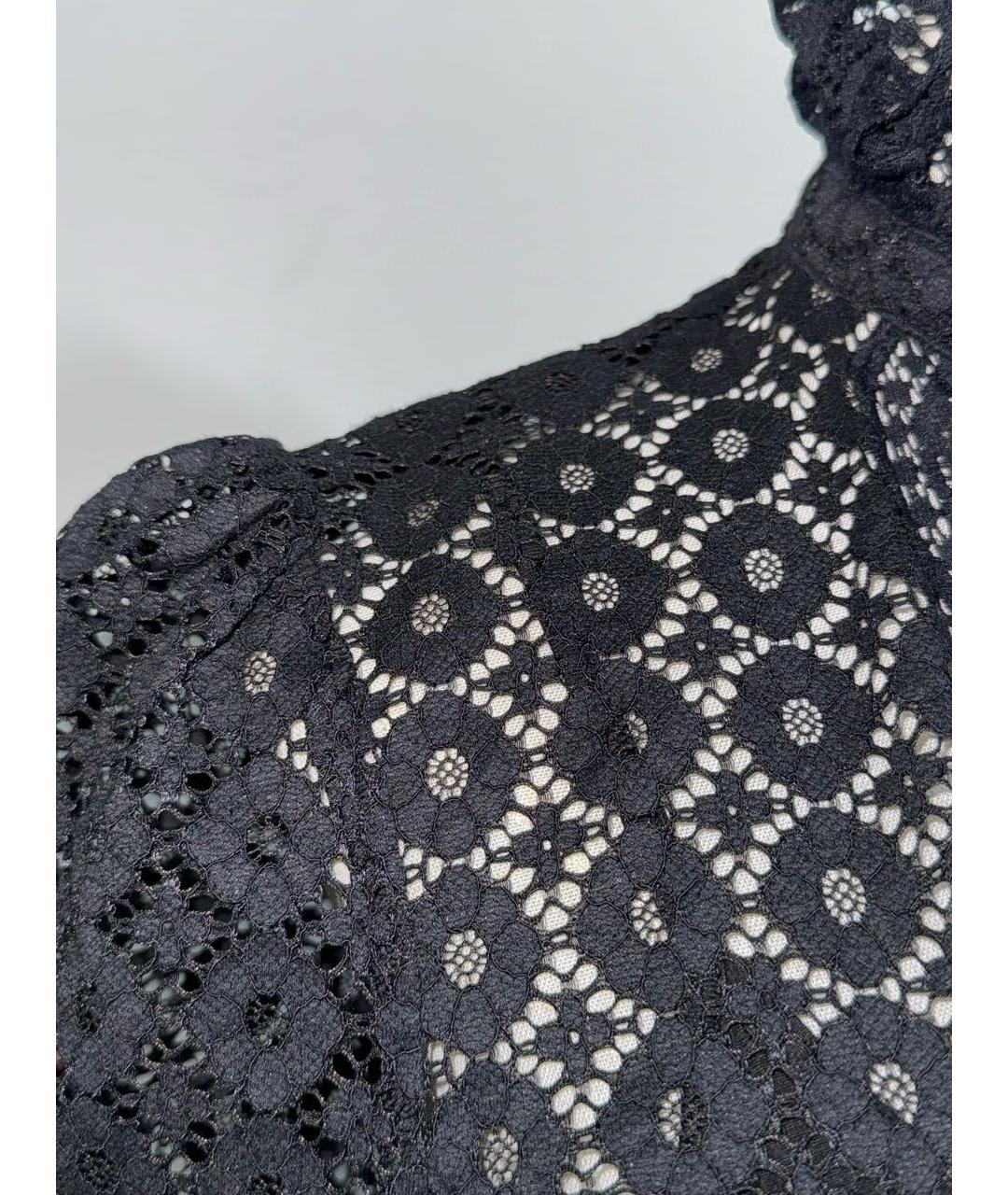 PACO RABANNE Черное кружевное коктейльное платье, фото 5