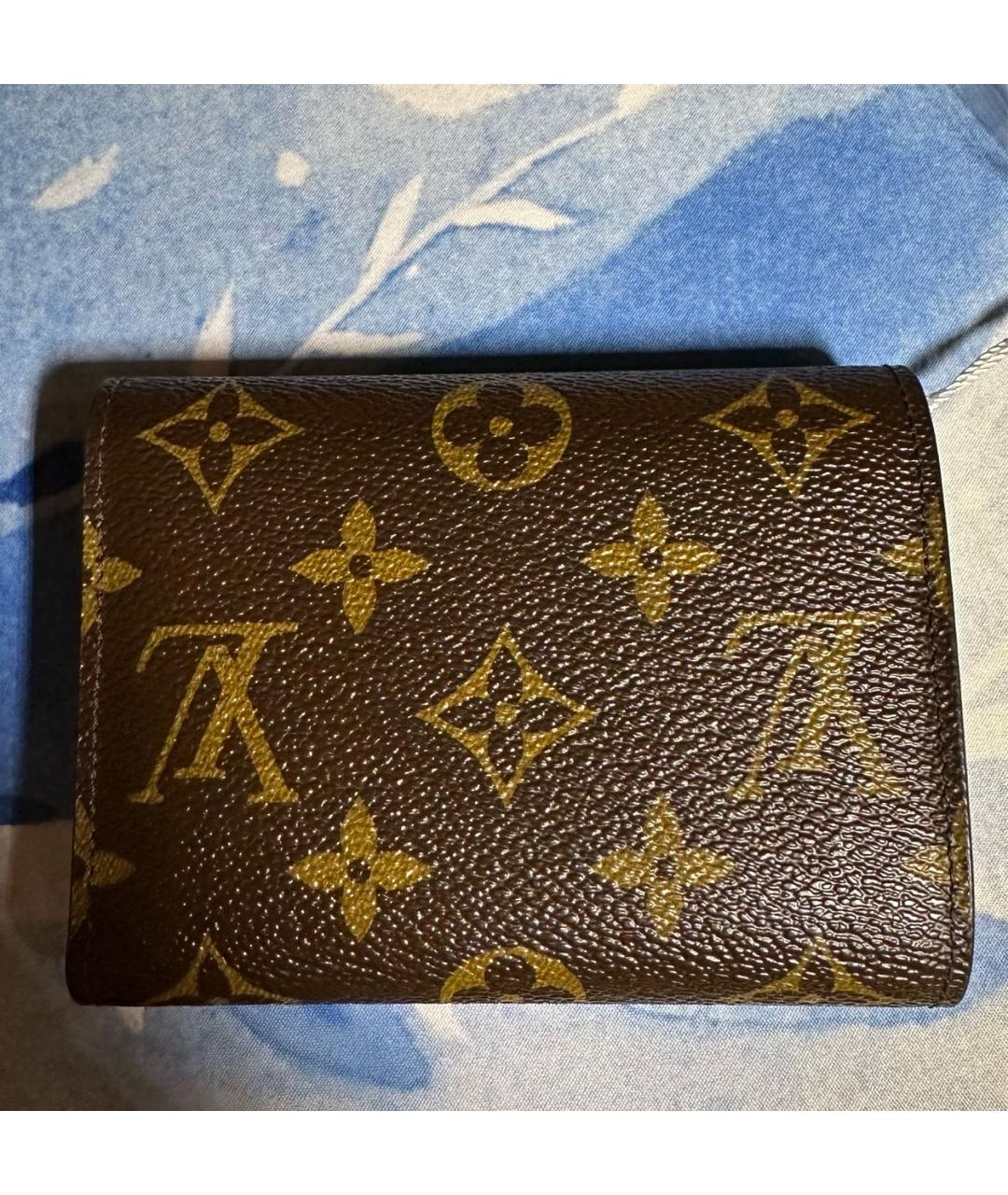 LOUIS VUITTON PRE-OWNED Коричневый кошелек, фото 3