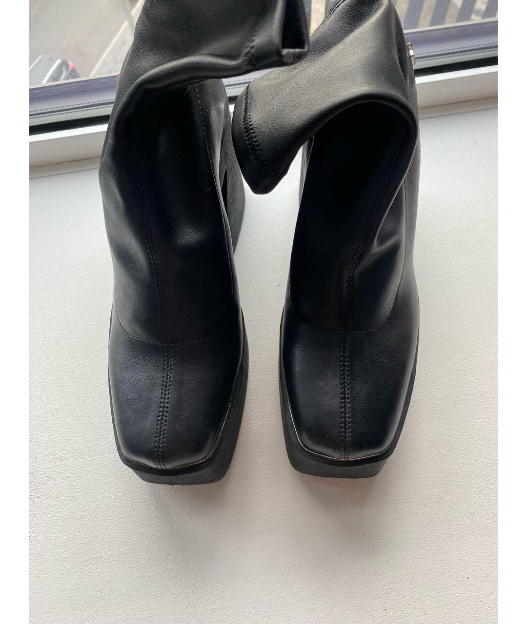 NAKED WOLF Черные ботинки из искусственной кожи, фото 3