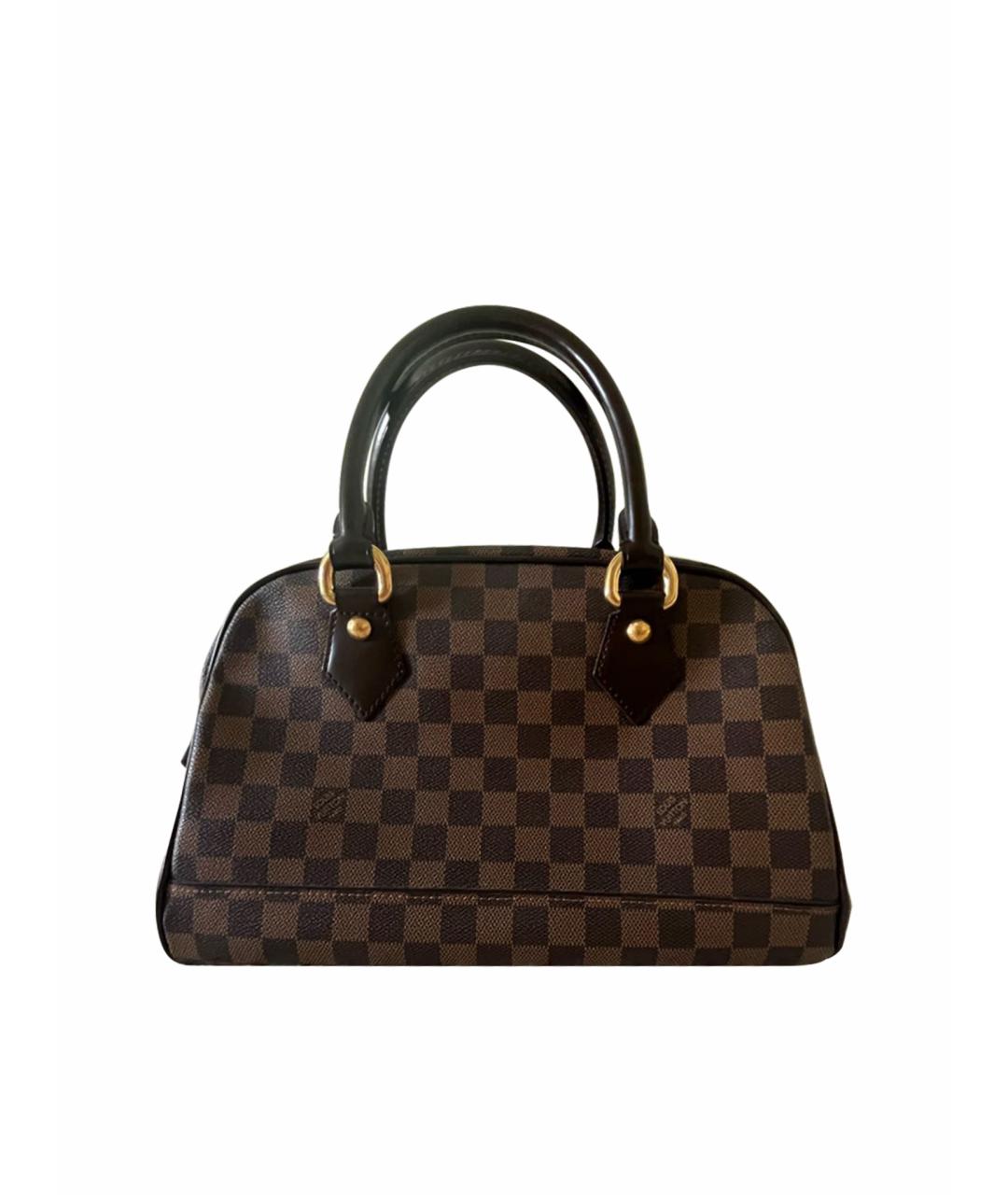 LOUIS VUITTON PRE-OWNED Коричневая сумка с короткими ручками, фото 1