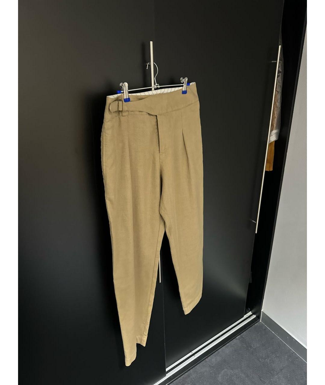 COMPAGNIE DE PROVENCE Горчичные брюки широкие, фото 3