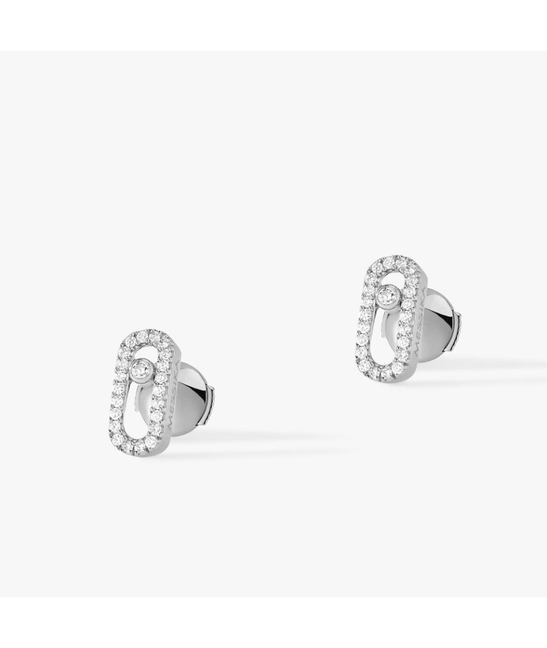 MESSIKA Серебряные серьги из белого золота, фото 3