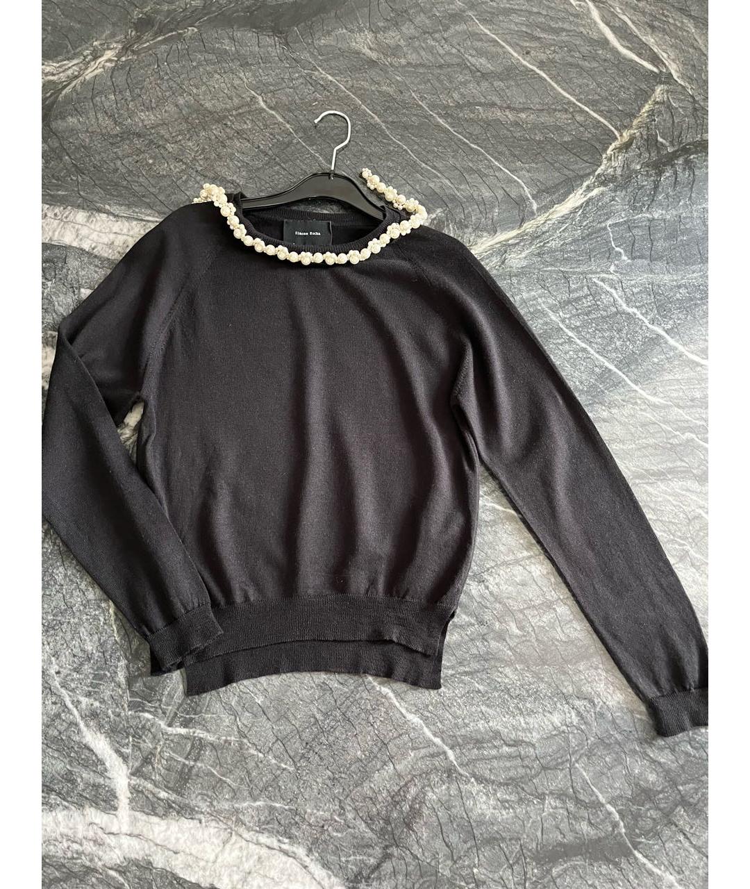 SIMONE ROCHA Черный шелковый джемпер / свитер, фото 8