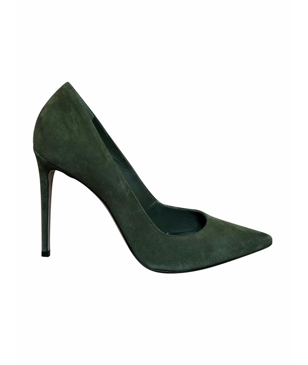 LE SILLA Зеленые замшевые туфли, фото 1