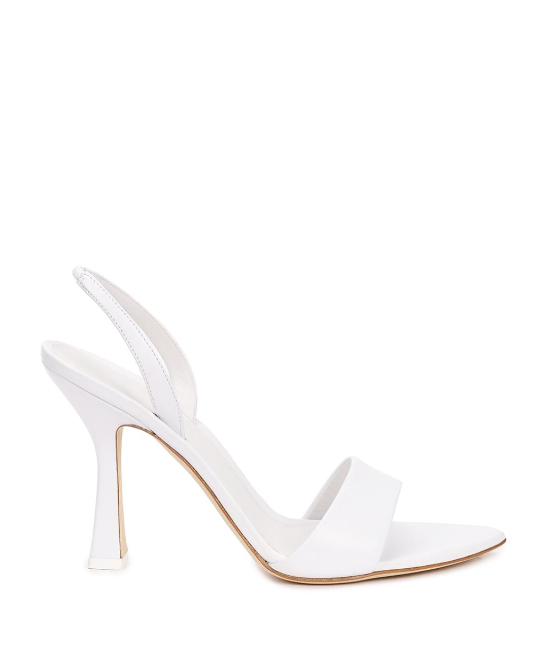 3JUIN Белые кожаные босоножки, фото 1