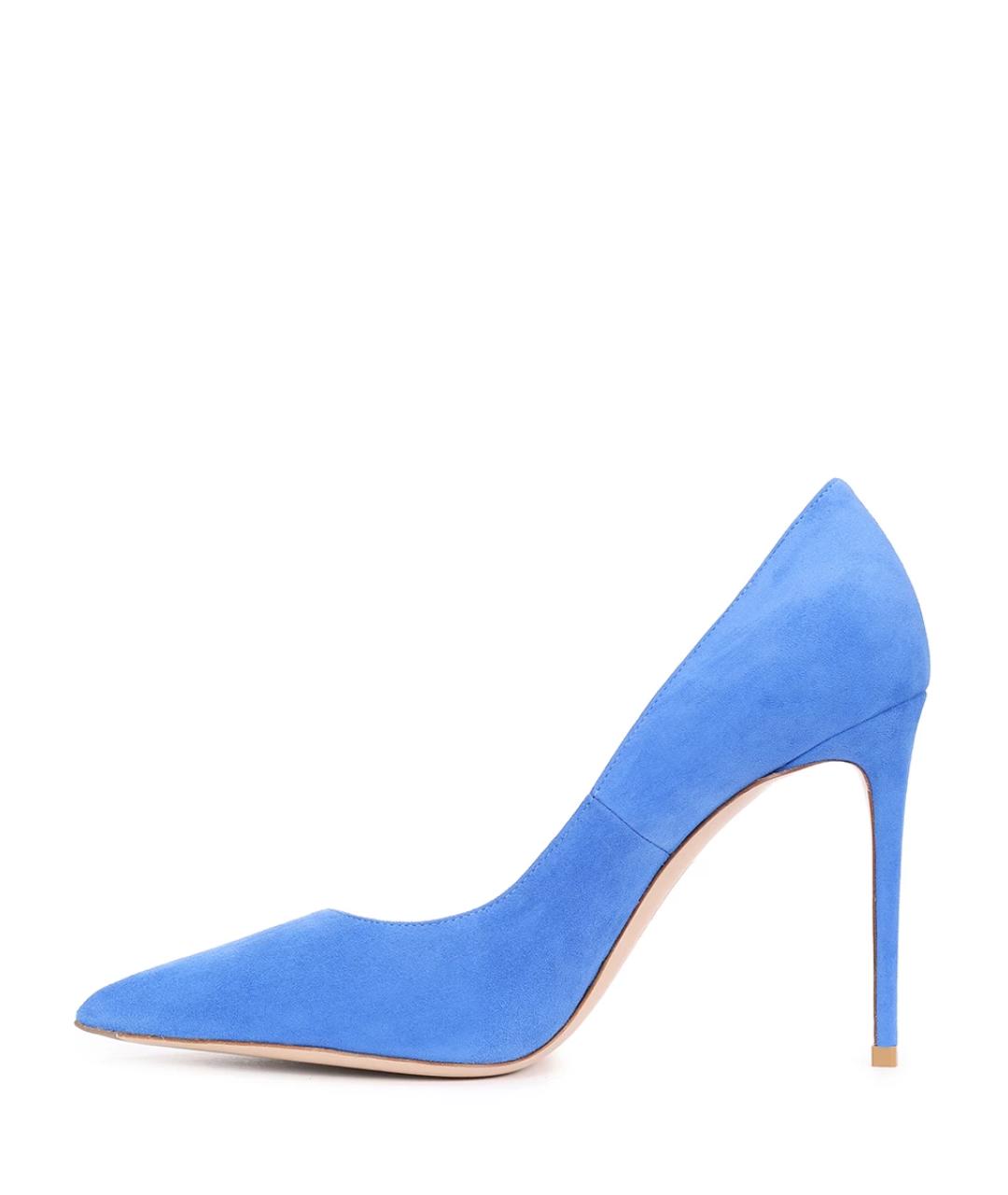 LE SILLA Синие замшевые туфли, фото 3