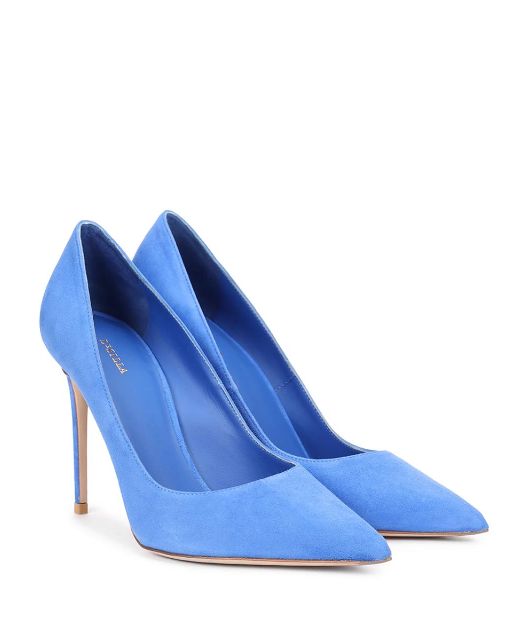 LE SILLA Синие замшевые туфли, фото 2