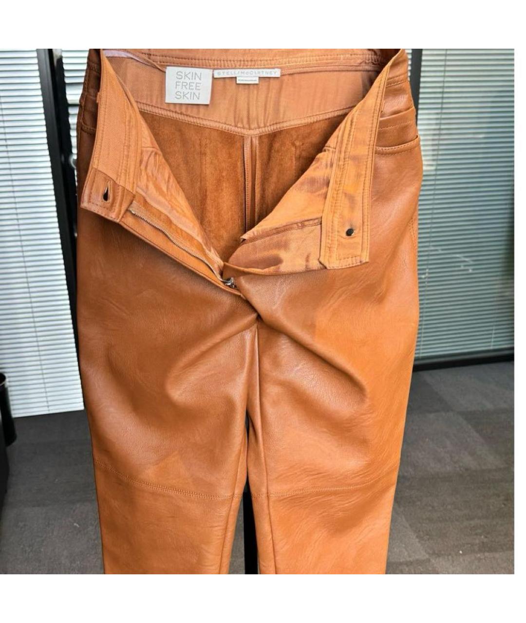 STELLA MCCARTNEY Оранжевое брюки широкие, фото 3