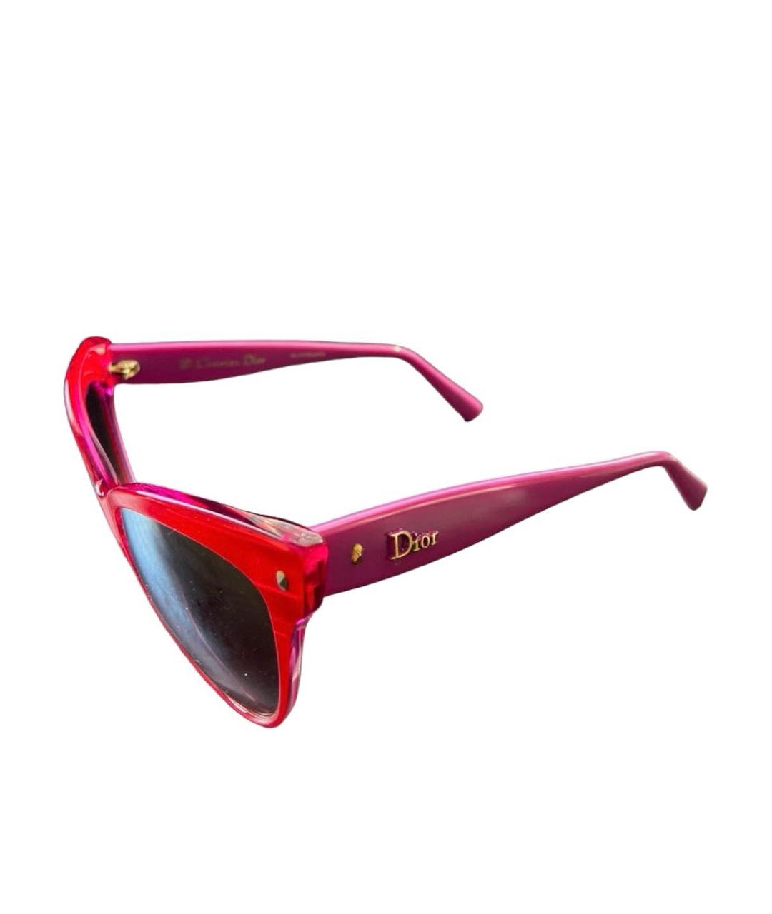 CHRISTIAN DIOR PRE-OWNED Красные солнцезащитные очки, фото 3