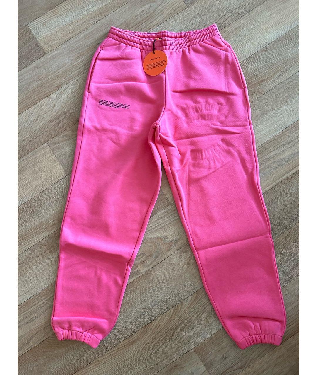 THE PANGAIA Розовые хлопковые спортивные брюки и шорты, фото 2
